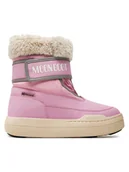 Buty dla dziewczynek - Moon Boot Śniegowce Junior Park Strap 80D3440030 Różowy - miniaturka - grafika 1