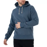 Bluzy męskie - Bluza Champion Hooded Sweatshirt 218800-BM513 - granatowa - miniaturka - grafika 1