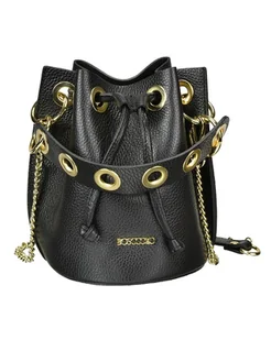 Torebka skórzana - worek (5487) - Torebki damskie - miniaturka - grafika 1