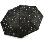 Parasole - Parasol składany Zmieniający Kolor XL parasolka damska pokrowiec Czarny - miniaturka - grafika 1