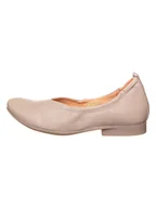 Baleriny - Think! Skórzane baleriny w kolorze beżowym - miniaturka - grafika 1