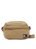 Torebki damskie - Tommy Jeans Torebka Tjw Ess Daily Crossover AW0AW17286 Beżowy - miniaturka - grafika 1