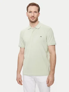 Selected Homme Polo 16087839 Zielony Regular Fit - Koszulki męskie - miniaturka - grafika 1