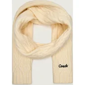 Apaszki i szaliki damskie - Coach Szal | z dodatkiem wełny - miniaturka - grafika 1