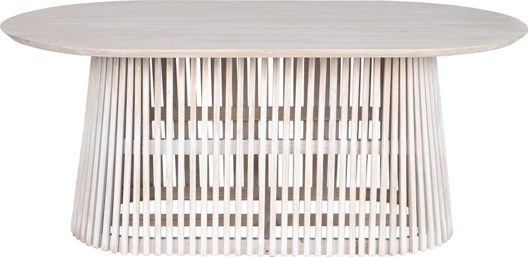 Bigbuy Home Stoły do Jadalni Home ESPRIT Biały drewno mindi 180 x 100 x 75 cm