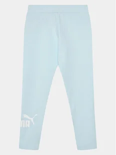 Puma Legginsy Ess Logo 587035 Błękitny Tight Fit - Legginsy - miniaturka - grafika 1