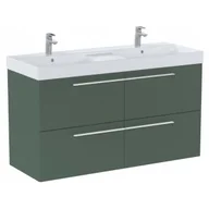 Szafki łazienkowe - ROCA A851915534 ELLA Zestaw łazienkowy UNIK 120 cm z 4 szufladami Zielony mat - miniaturka - grafika 1