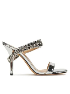 MICHAEL Michael Kors Klapki Bianca 40S5BCHS1M Srebrny - Klapki i japonki damskie - miniaturka - grafika 1