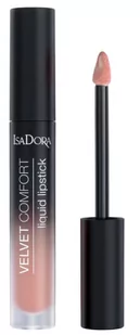 IsaDora Velvet Comfort Liquid Lipstick 50 Nude Blush 3367 - Błyszczyki do ust - miniaturka - grafika 2