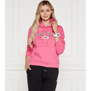 Guess Jeans Bluza | Regular Fit - Bluzy damskie - miniaturka - grafika 1