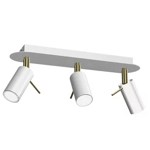 Milagro Lampa sufitowa PRESTON GOLD/WHITE 3x mini GU10 MLP7632 - Lampy ścienne - miniaturka - grafika 1