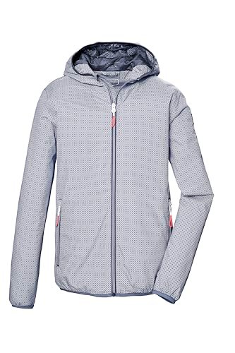 killtec Damska kurtka funkcyjna/kurtka przeciwdeszczowa z kapturem, pakowalna KOS 109 WMN JCKT, denim, 42, 42955-000