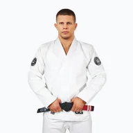 Kimona, stroje i obuwie - GI do brazylijskiego jiu-jitsu męskie Ground Game Gamer białe - miniaturka - grafika 1