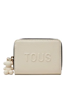 TOUS Mały Portfel Damski La Rue New 2002001901 Beżowy - Portfele - miniaturka - grafika 1