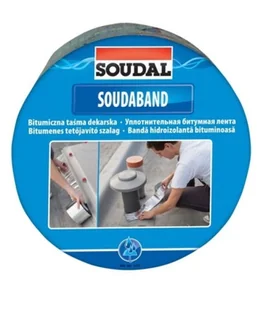 Taśma dekarska samouszczelniająca Soudal Soudaband srebrna 7,5 cm x 10m - Uszczelnienia dachów - miniaturka - grafika 1