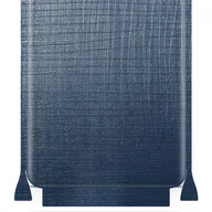 Akcesoria do tabletów i e-booków - Folia naklejka skórka strukturalna na TYŁ+BOKI do Apple iPad 9.7 (2018) -  Tkanina Granatowa - apgo SKINS - miniaturka - grafika 1