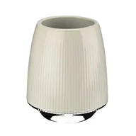 Kubki na szczoteczki do zębów - Kubek łazienkowy MAREY biały/srebrny - miniaturka - grafika 1