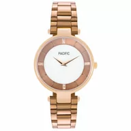 Zegarki damskie - Różowozłoty damski zegarek PACIFIC X6119-02 - miniaturka - grafika 1