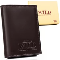 Portfele - Pionowy skórzany portfel z systemem RFID Protect Always Wild - miniaturka - grafika 1
