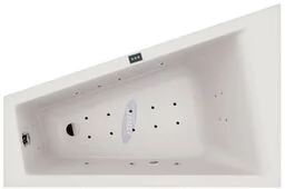 Wanna z hydromasażem asymetryczna narożna SC02-WAL/P 160x100 cm - Lewa - Wanny z hydromasażem - miniaturka - grafika 1