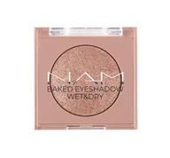 Cienie do powiek - NAM Wet & Dry wypiekany cień do powiek 01 Moonlight 4g - miniaturka - grafika 1