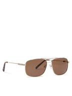Okulary przeciwsłoneczne - Guess Okulary przeciwsłoneczne GF0205 32E Złoty - miniaturka - grafika 1