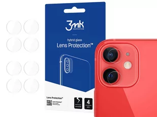 3MK Szkło na aparat Hybrid Glass Lens Protection dla iPhone 12 Mini 5903108323208 - Szkła hartowane na telefon - miniaturka - grafika 2