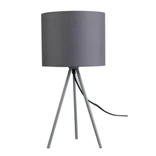 Lampa stołowa nocna w kolorze szarym 43cm - Lampy stojące - miniaturka - grafika 1