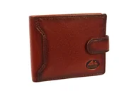 Portfele - Portfel Męski Skórzany EL FORREST Średni Poziomy Z Zapięciem Jedno Skrzydełko 850 29 RFID BRĄZOWY 11.5 x 9 x 3 [cm] - miniaturka - grafika 1