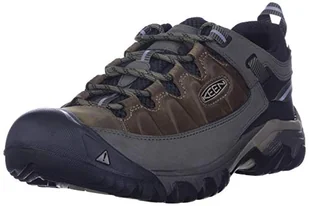 KEEN Męskie buty trekkingowe Targhee 3 Waterproof Wide, linka bungee, czarna, 43 EU - Moda i Uroda OUTLET - miniaturka - grafika 1