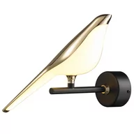 Lampy ścienne - Tit kinkiet ścienny LED złoty ptak Step Into Design  - miniaturka - grafika 1