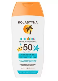 KOLASTYNA Emulsja do opalania dla dzieci SPF 50 150 ml - Balsamy i kremy do opalania - miniaturka - grafika 1
