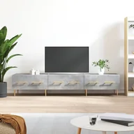 Szafki RTV - Szafka pod TV, szarość betonu, 150x36x30 cm Lumarko! - miniaturka - grafika 1