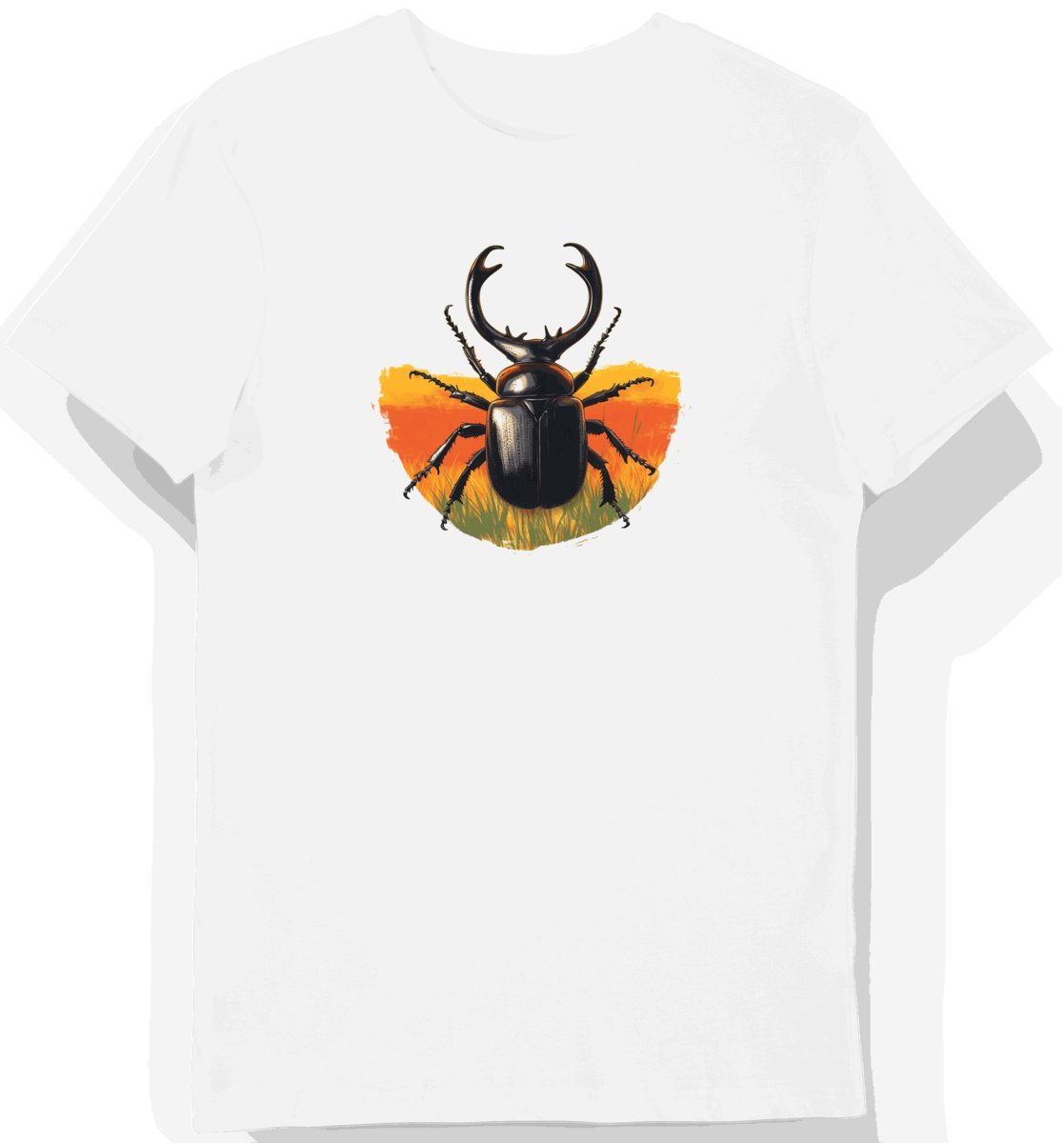 Koszulka męska biała z grafiką Złotej Retrieverki w stylu zwierzęcym S