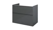 Szafki łazienkowe - Elita 167094 Look Komoda 80 2S antracyt połysk 167094 - miniaturka - grafika 1