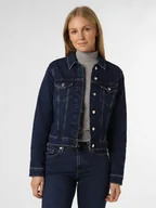 Kurtki damskie - Tommy Hilfiger Damska kurtka jeansowa Kobiety Bawełna niebieski jednolity, 36 - miniaturka - grafika 1