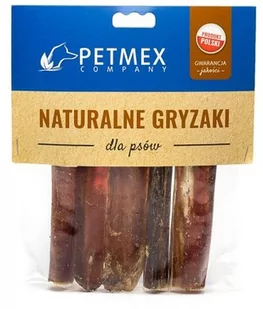 PETMEX - Penis wołowy cięty gryzak naturalny 12cm 5szt - Przysmaki dla psów - miniaturka - grafika 1