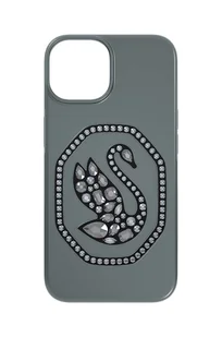 Swarovski etui na telefon 5649840 SIGNUM 14 kolor szary - Etui i futerały do telefonów - miniaturka - grafika 1