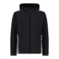 Kurtki męskie - CMP - Męska kurtka Fix Hood, Man, Carbone Mel.-Nero, 54 - miniaturka - grafika 1