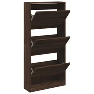 Szafki na buty - vidaXL Szafka na buty dąb brązowy 60x21x125,5 cm materiał drewnopochodny - miniaturka - grafika 1