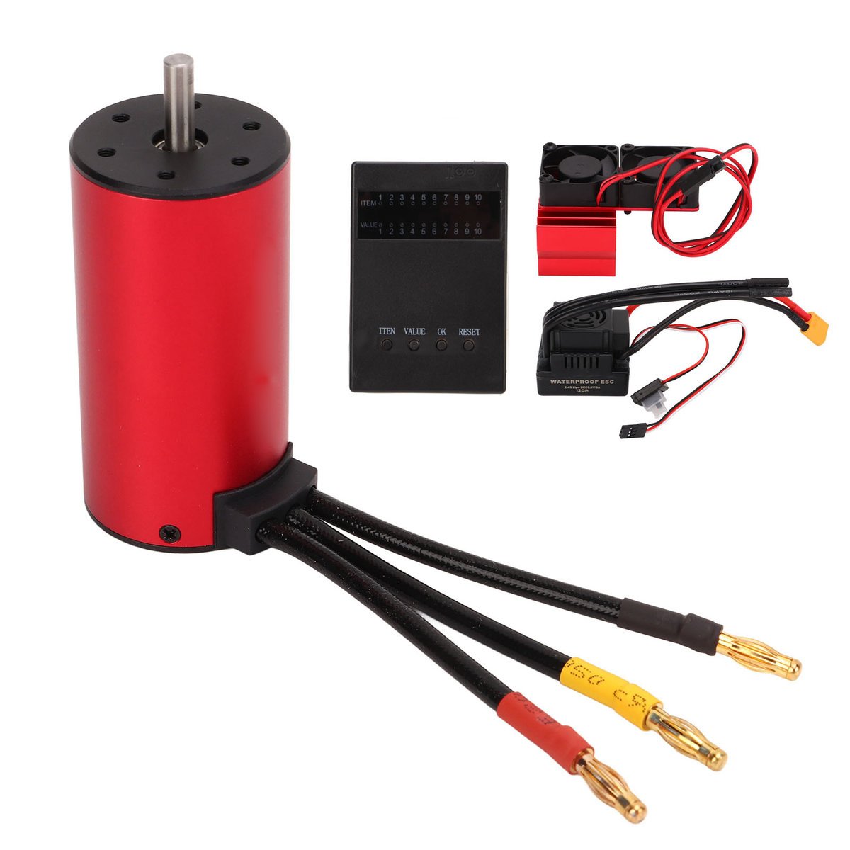 Silnik bezszczotkowy wodoodporny S3670 2150KV ze wtyczką XT60 120A