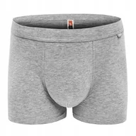 Majtki męskie - Bokserki męskie bawełniane wygodne ROCKY popielate XL Pako Jeans - miniaturka - grafika 1