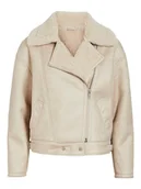 Kurtki damskie - Vila Kurtka przejściowa w kolorze beżowym - miniaturka - grafika 1