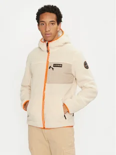 Napapijri Polar Yupik NP0A4GNS Beżowy Regular Fit - Bluzy męskie - miniaturka - grafika 1