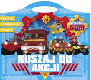 OLESIEJUK Strażak Sam. Ruszaj do akcji. Naklejki - kolorowanki - zadania praca zbiorowa - Książki edukacyjne - miniaturka - grafika 2