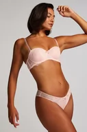 Majtki damskie - Hunkemöller Brazyliany z wysokim wycięciem Kimberley Różowy - miniaturka - grafika 1