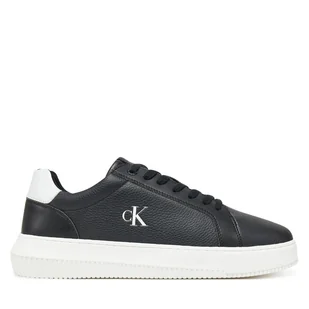 Sneakersy Calvin Klein Jeans Chunky Cupsole Lth Mg Tc YM0YM01198 Czarny - Sneakersy męskie - miniaturka - grafika 1