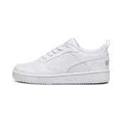 Buty trekkingowe dziecięce - Młodzieżowe sneakersy Rebound V6 Lo PUMA White Cool Light Gray - miniaturka - grafika 1