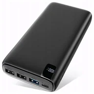 Powerbanki - Powerbank 26800Mah Czarny Usb-C Pd Qc 3.0 22.5W Szybkie Ładowanie 3X Usb - miniaturka - grafika 1
