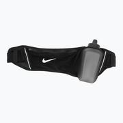 Pozostały sprzęt i akcesoria do ćwiczeń - Pas do biegania Nike Flex Stride Bottle Belt 355 ml black/silver - miniaturka - grafika 1